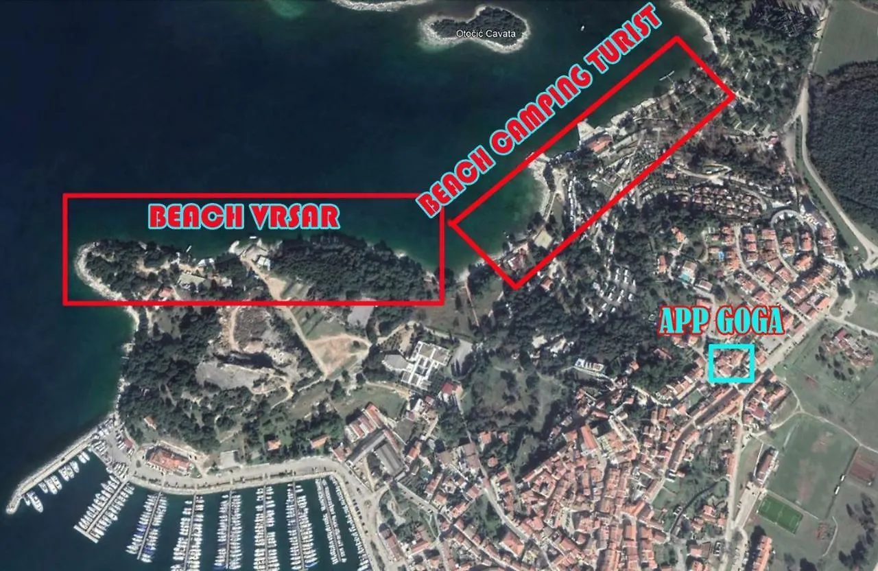 Two Bedrooms Apartment Vrsar Goga-Max 4 Pax, Beach Area